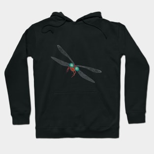 Dragonfly Left to Attack Hoodie